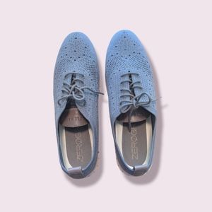 Cole Haan ZeroGrand Stitchlite Wingtip Oxfords 9.5 light grey
